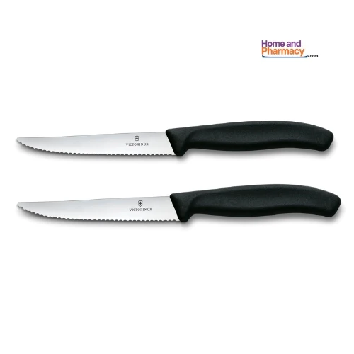 2 x Victorinox Swiss Classic Pointed Steak Knife