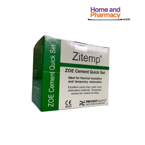 Prevest DenPro 30016 Zitemp Quick Set ZOE Cement 15g / Liquid-10ml