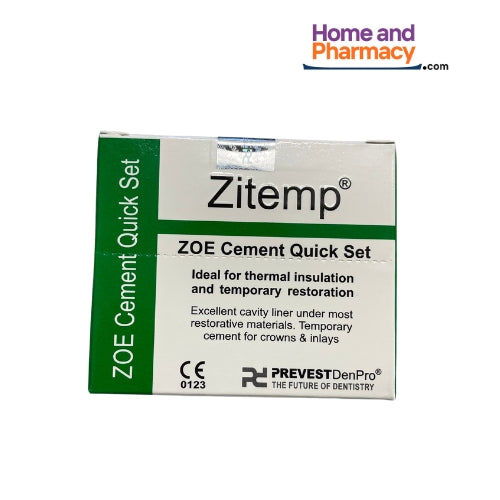 Prevest DenPro 30016 Zitemp Quick Set ZOE Cement 15g / Liquid-10ml