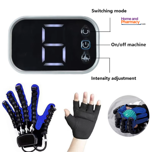 Left / Right Hand Finger Rehabilitation Exerciser Robot Gloves Stroke Hemiplegia Training Equipment Therapy