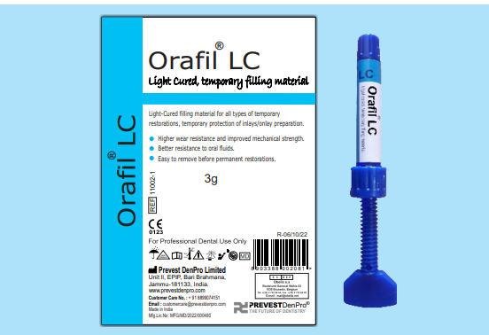 Prevest DenPro 11002-1 Orafil LC Light Cured Filling Material 3g