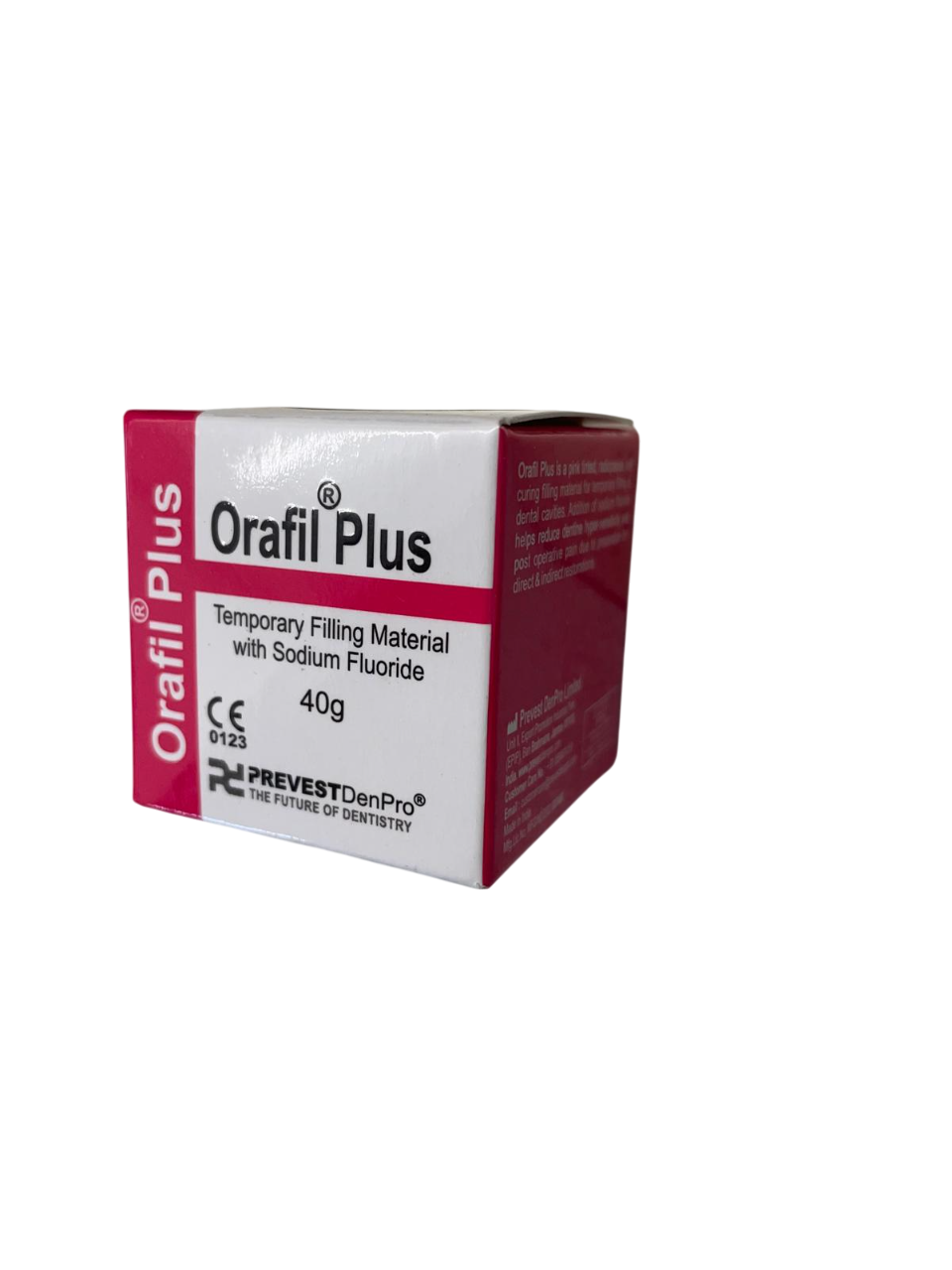 Prevest DenPro 11002 Orafil Plus Pink Filling with Sodium Fluoride 40g