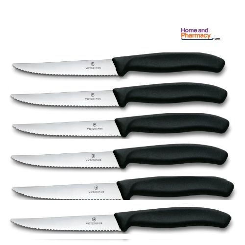6 x Victorinox Swiss Classic Pointed Steak Knife